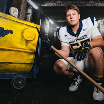West Virginia offensive lineman commit Aidan Woods