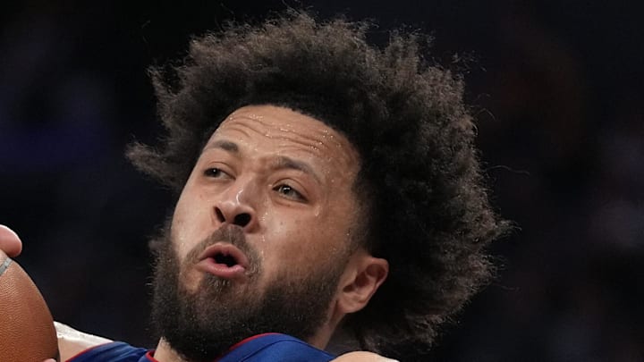 Jan 30, 2026; San Francisco, California, USA; Detroit Pistons guard Cade Cunningham (2):  Cary Edmondson-Imagn Images