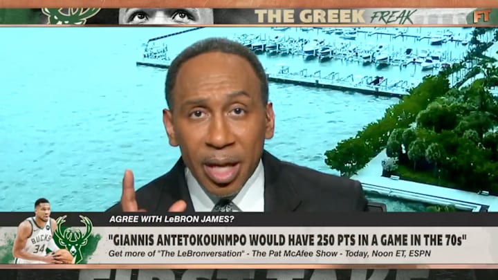 Stephen A. had a problem with LeBron's comments.