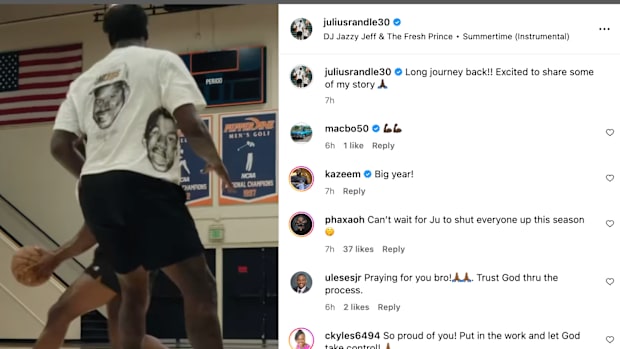 Julius Randle's IG Post