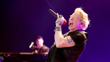 Axl Rose of Guns N' Roses performs