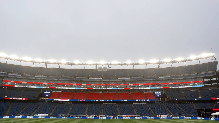 Gillette Stadium wide view.