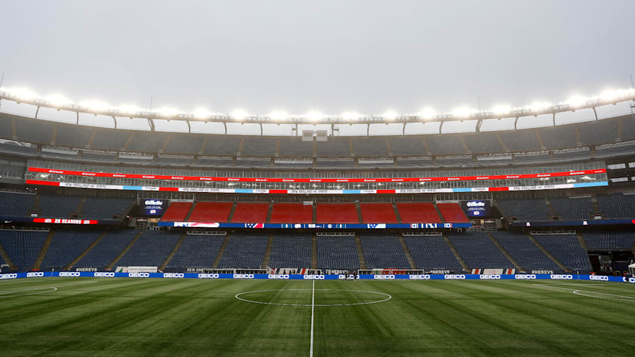 Gillette Stadium wide view.
