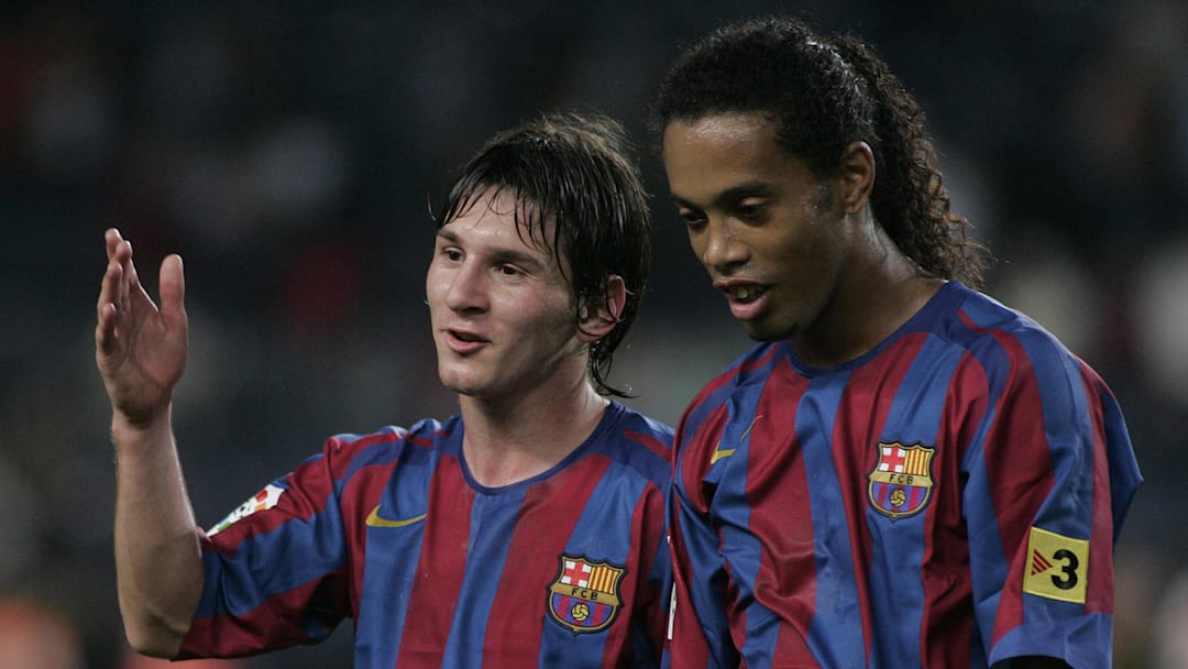 Messi y Ronaldinho