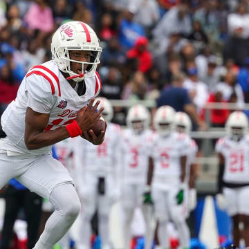 Duncanville's Keelon Russell, an 5-star Alabama-committed quarterback, returns in 2024 as a three-year starter.