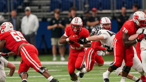 Austin Vandegrift faces Katy in the UIL (Texas) 6A Division II state semifinals in 2022.