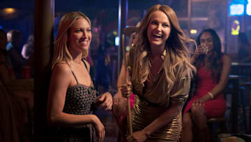 Malin Akerman as Margo Banks, Brittany Snow as Sophie ONeil in The Hunting Wives season 1
