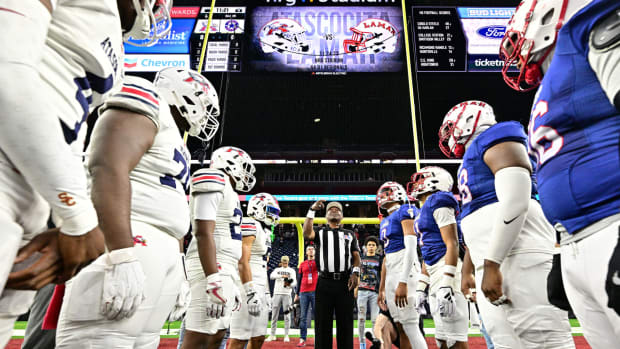 Atascocita Houston Lamar Texas high school football UIL 6A regional semifinals in 2023.