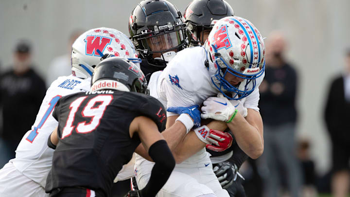 Austin Westlake takes on Lake Travis in the 2023 Texas high school football playoffs. Austin Westlake takes on Lake Travis in the 2023 Texas high school football playoffs.