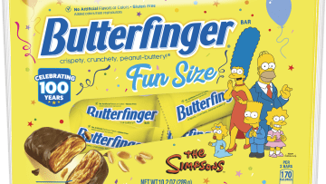 Butterfinger Simpsons packaging