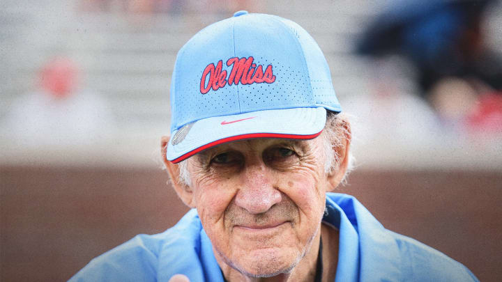 Monte Kiffin during his time with the Ole Miss Rebels