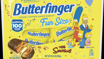 Butterfinger Celebrates 100th Birthday with Celebratory Simpson’s Packaging. Image Credit to Butterfinger. 