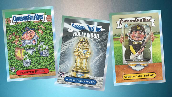 Gpk Baseball 2024 Bowman Chrome Baseball Includes Fun Garbage Pail Kids Cards