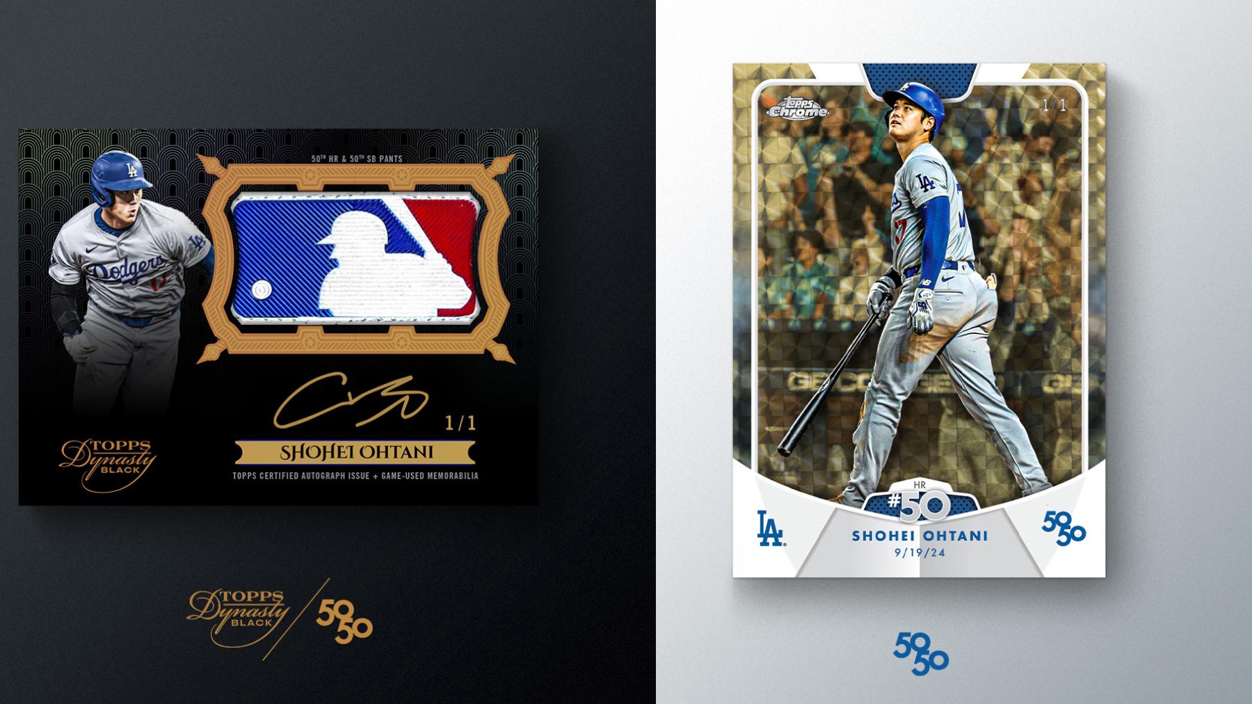 Topps Launches 2024 Ohtani 50/50 Club Card Set Featuring Exclusive Topps Launches 2024 Ohtani 50/50 Club Card Set Featuring Exclusive