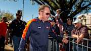 Auburn Tigers head coach Hugh Freeze enters his third season with a rebuilt roster including offensive tackle Xavier Chaplin.