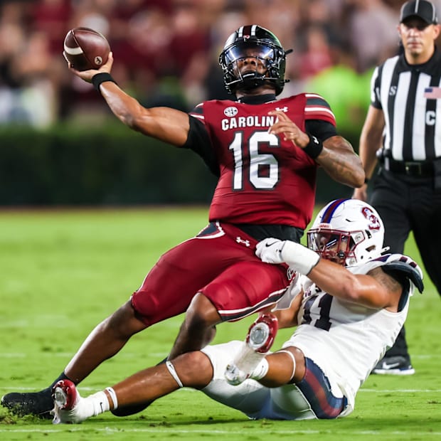 South Carolina quarterback LaNorris Sellers