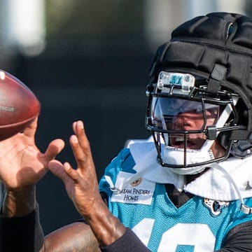 Jaguars wide receiver Travis Hunter didn't participate in the team's practice on Friday.
