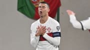 Cristiano Ronaldo aura sa célébration.