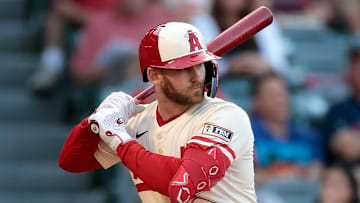 Los Angeles Angels outfielder Taylor Ward