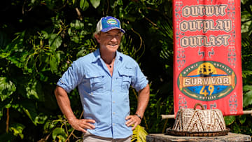 “Go Kick Rocks, Bro” – An unexpected shakeup shifts the castaways’ game trajectories in an all-new direction. Teammates must rely on one another to succeed in a grueling immunity and reward challenge. Then, a wild goose chase unfolds to reinstate one castaway’s vote after the discovery of a beware advantage, on SURVIVOR, Wednesday, Oct. 15 Photo: Robert Voets/CBS ©2025 CBS Broadcasting, Inc. All Rights Reserved.