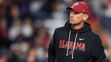 Alabama Crimson Tide head coach Kalen DeBoer