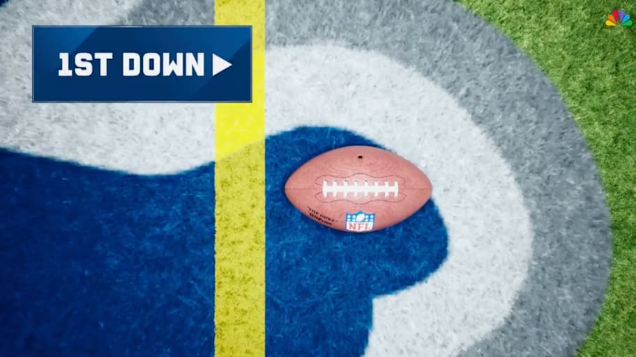 The NFL is using a virtual measurement system for first downs in 2025. | Screenshot via @NFL.
