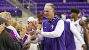 TCU men's basketball head coach Jamie Dixon celebrates his 500th career head coaching victory with a win over West Virginia on Wednesday, February 5th, 2025.