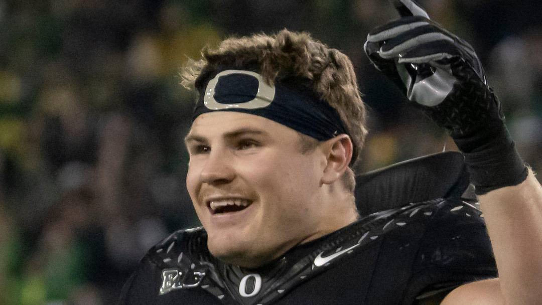 New Indianapolis Colts inside linebacker Bryce Boettcher celebrates