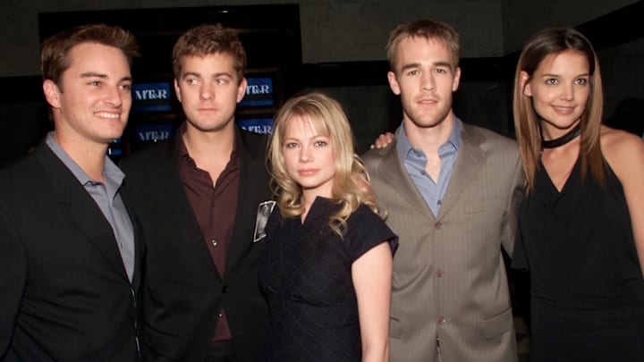 Kerr Smith, Joshua Jackson, Michelle Williams, James Van Der Beek, and Katie Holmes - Dawson's Creek 100th Episode Celebration