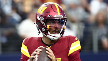 Washington Commanders quarterback Jayden Daniels