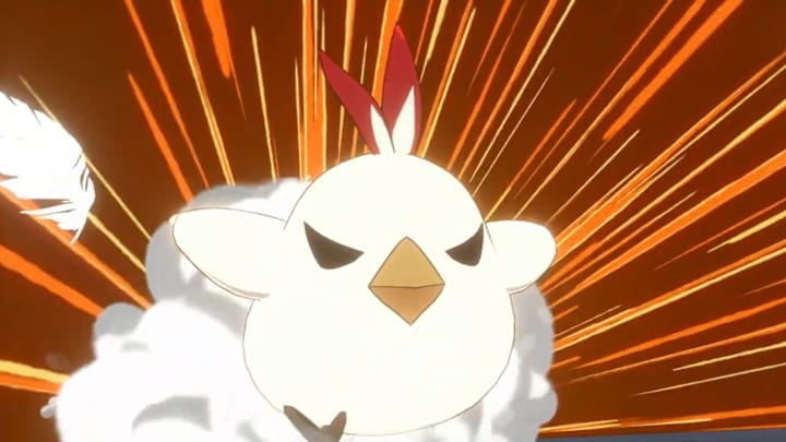 Honkai: Star Rail screenshot of a giant chicken.