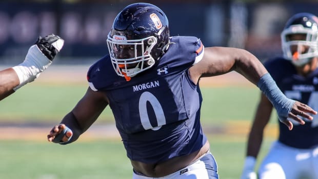 Morgan State defensive lineman Elijah Williams