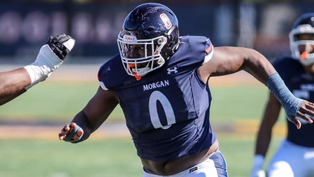 Morgan State defensive lineman Elijah Williams