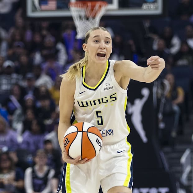 Dallas Wings guard Paige Bueckers