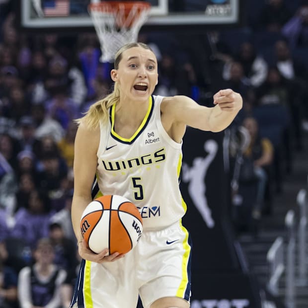 Dallas Wings guard Paige Bueckers