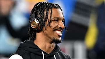 Washington Commanders quarterback Jayden Daniels 