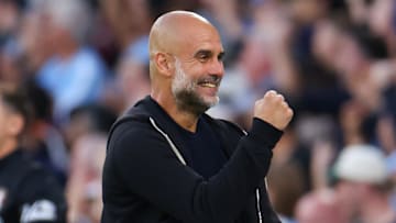 Pep Guardiola sur le banc de City.