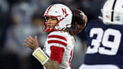 Nebraska Cornhuskers quarterback TJ Lateef.