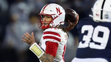 Nebraska Cornhuskers quarterback TJ Lateef.