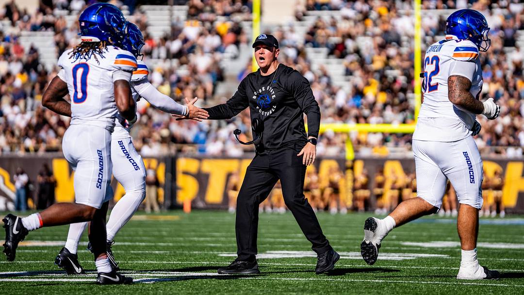 Boise State head coach Spencer Danielson.