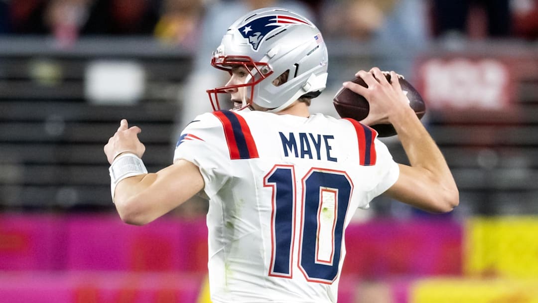 Feb 8, 2026; Santa Clara, CA, USA; New England Patriots quarterback Drake Maye (10) against the Seattle Seahawks during Super Bowl LX at Levi's Stadium. Mandatory Credit: Mark J. Rebilas-Imagn Images Feb 8, 2026; Santa Clara, CA, USA; New England Patriots quarterback Drake Maye (10) against the Seattle Seahawks during Super Bowl LX at Levi's Stadium. Mandatory Credit: Mark J. Rebilas-Imagn Images