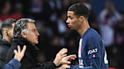 Christophe Galtier et Hugo Ekitike, PSG