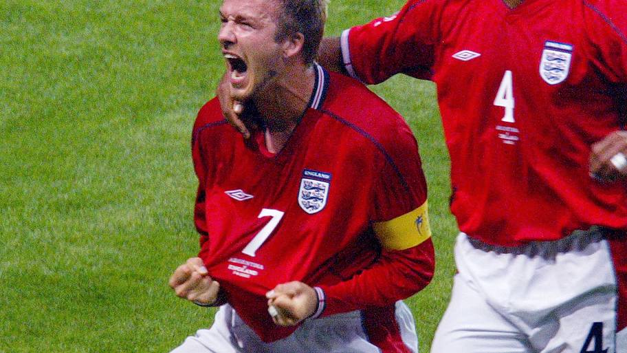 David Beckham vs. Argentina 2002