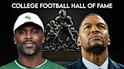 Michael Vick and Michael Strahan