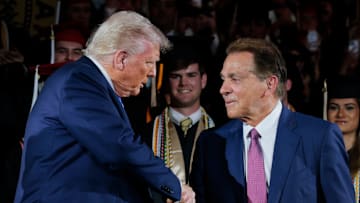 President Trump Addresses University Of Alabama Graduating Class