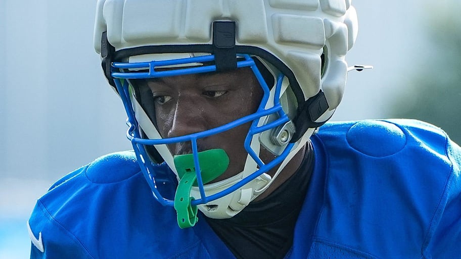 Detroit Lions wide receiver Jackson Meeks (83). | Junfu Han / USA TODAY NETWORK via Imagn Images