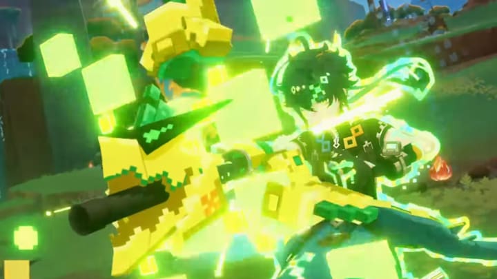Genshin Impact screenshot of Kinich and Ajaw.