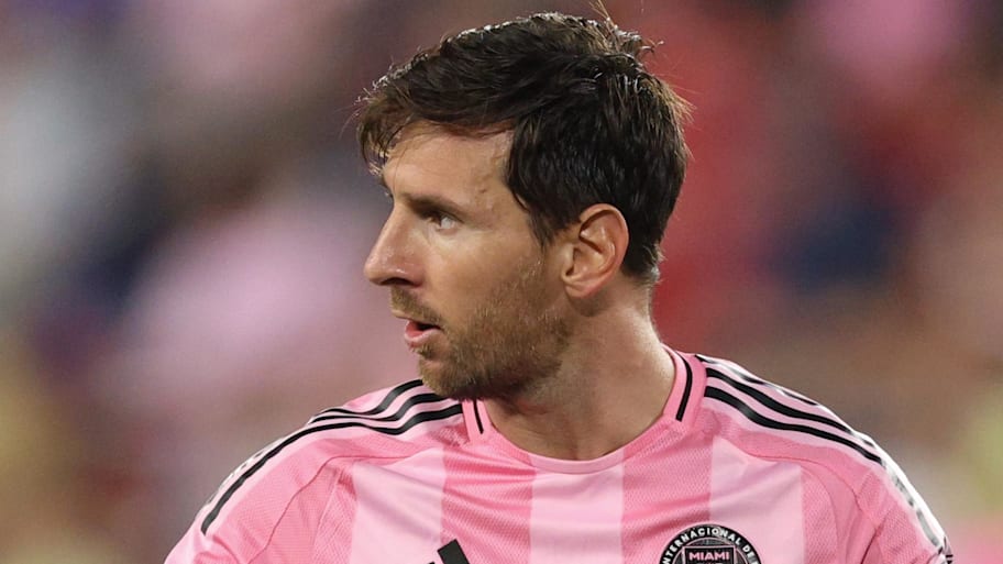 Lionel Messi brought his season total to 17 goals with a brace against the New York Red Bulls on Saturday.  | Vincent Carchietta-Imagn Images
