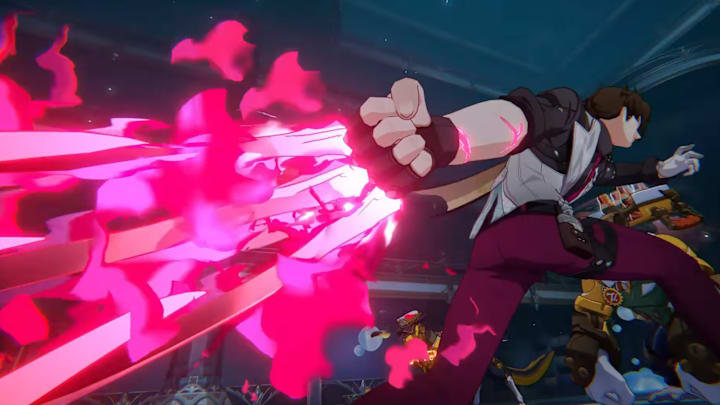 Honkai: Star Rail screenshot of Gallagher attacking.