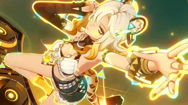 Genshin Impact screenshot of Xilonen.